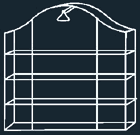 Luxus Sammler Vitrine Crystal, glanz-vernickelt, 50 x 53 x 12 cm, ohne Beleuchtung Luxus Sammler Vitrine Crystal, glanz-vernickelt, 50 x 53 x 12 cm, ohne Beleuchtung