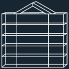 Luxus Sammler Vitrine Memory, 24 K vergoldet, 37 x 35 x 6 cm, 4 Fächer Luxus Sammler Vitrine Memory, 24 K vergoldet, 37 x 35 x 6 cm, 4 Fächer